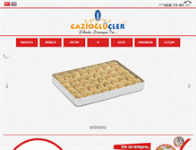 Tablet Screenshot of gazioglucler.com